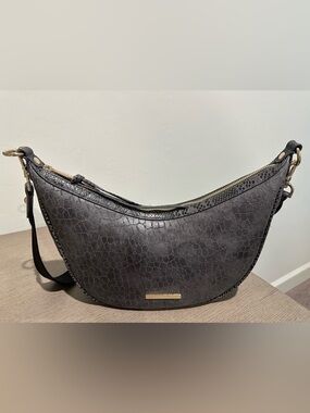 Brahmin Percy Charcoal Zostera EUC